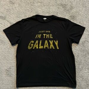 Old Navy | Star Wars “Best Dad in the Galaxy” Crewneck Short Sleeve Shirt